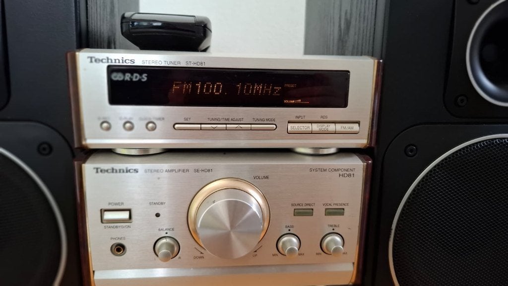 Technics HD81 stereo metJamo Compact 70 luidsprekers
