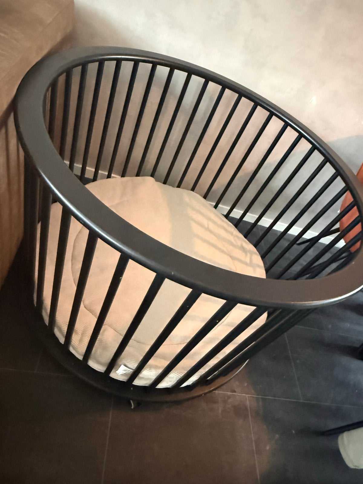 Bopita Box Rond Zwart met Boxkleed, Kinderen en Baby's, Ophalen, Gebruikt, Rond, In hoogte verstelbaar