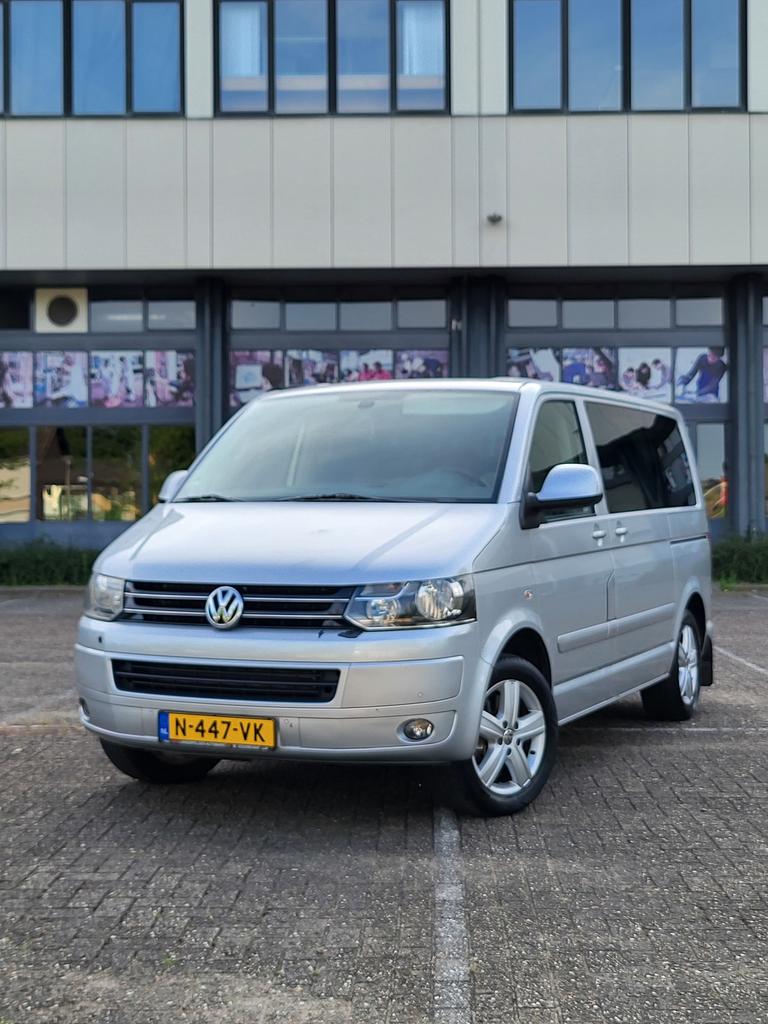 Volkswagen Multivan 2.0 TDI 132KW L2 DSG 2012 Grijs, Auto's, Volkswagen, 179 pk, 270 €/maand, Te koop, 750 kg