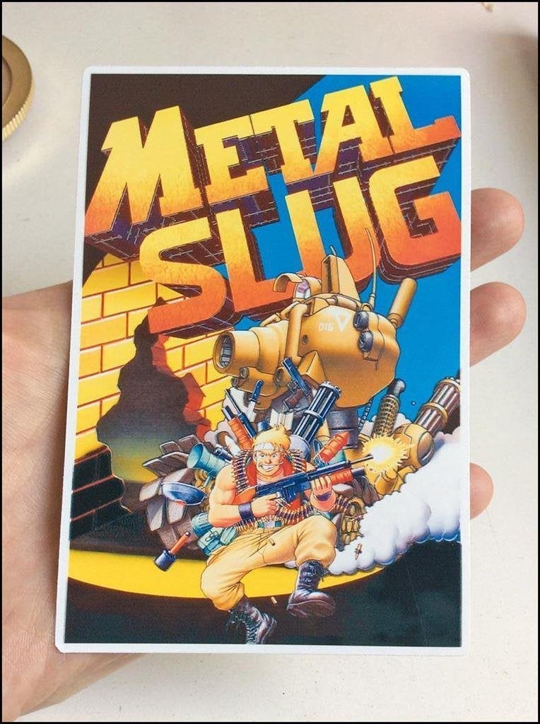 SNK METAL SLUG Neo geo Retro Game Art STICKER, Verzenden, Nieuw, Bedrijf of Vereniging
