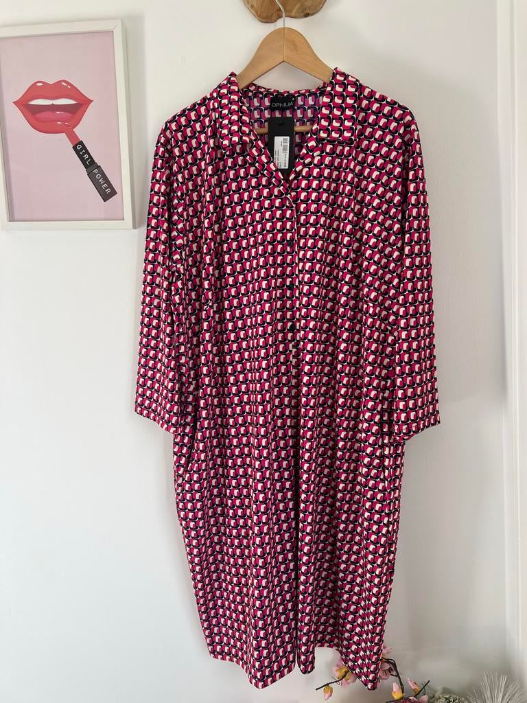 Ophilia travelstof jurk 54 nieuw met prijskaartje, Kleding | Dames, Eu, Eu, Nieuw, Ophalen of Verzenden