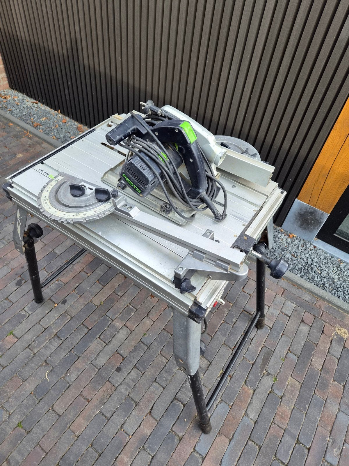 Festool Basis 1A/T Tafelzaag met invalzaag ATF55E, Ophalen, Gebruikt, Cirkelzaag, 600 tot 1200 watt