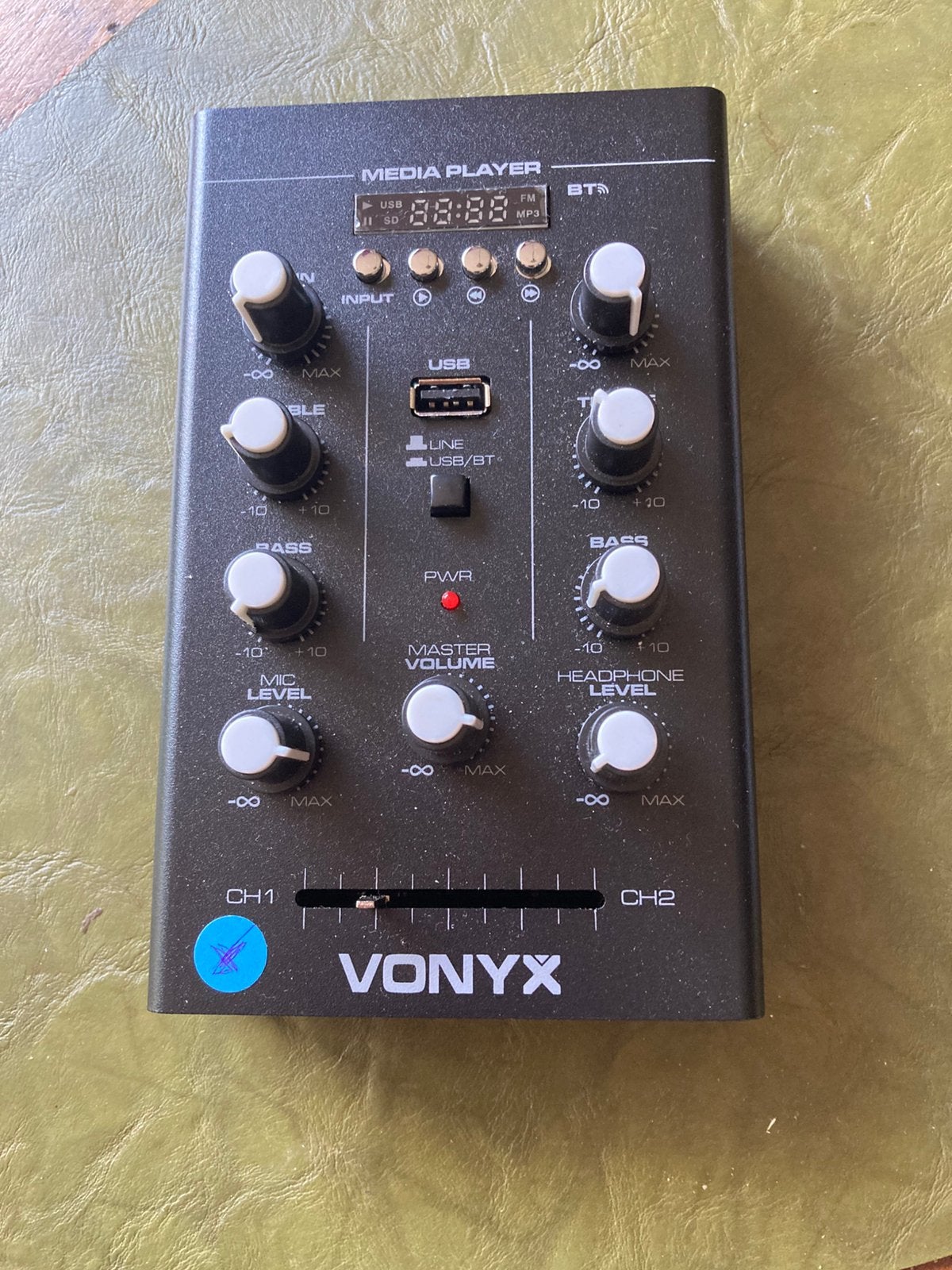 Audio mixer   STM500 BT 2-Channel, Ophalen of Verzenden, Zo goed als nieuw, Minder dan 5 kanalen