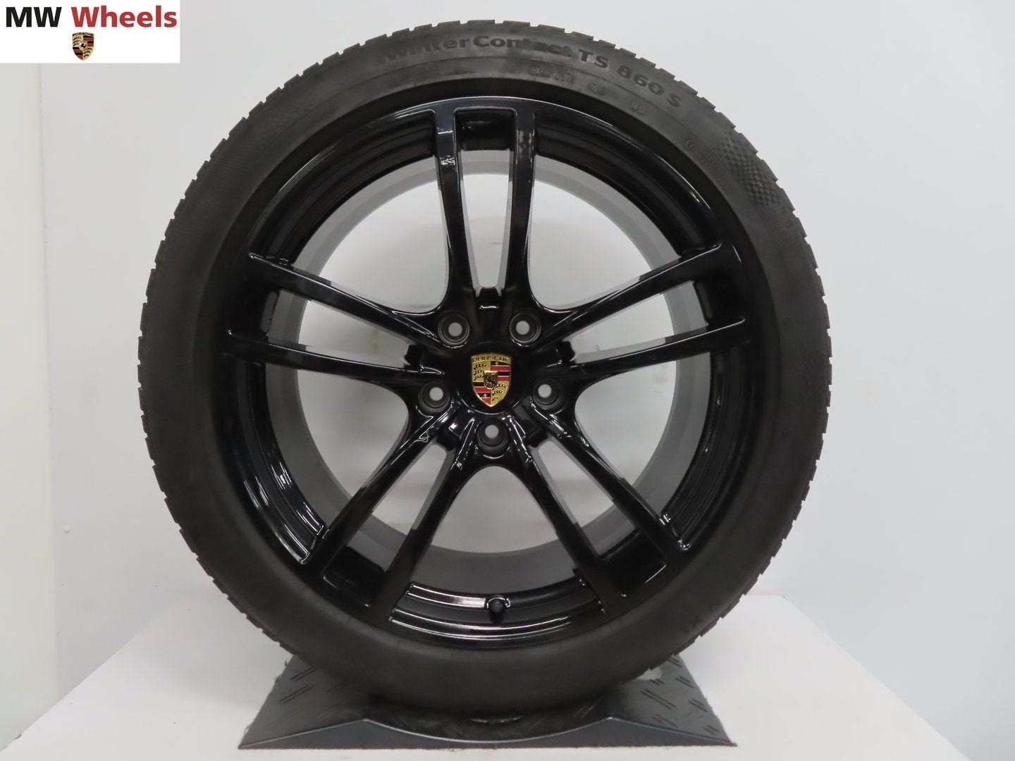 Originele Porsche Cayenne Coupe 21 inch velgen winterbanden, Gebruikt, -, -, Banden en Velgen