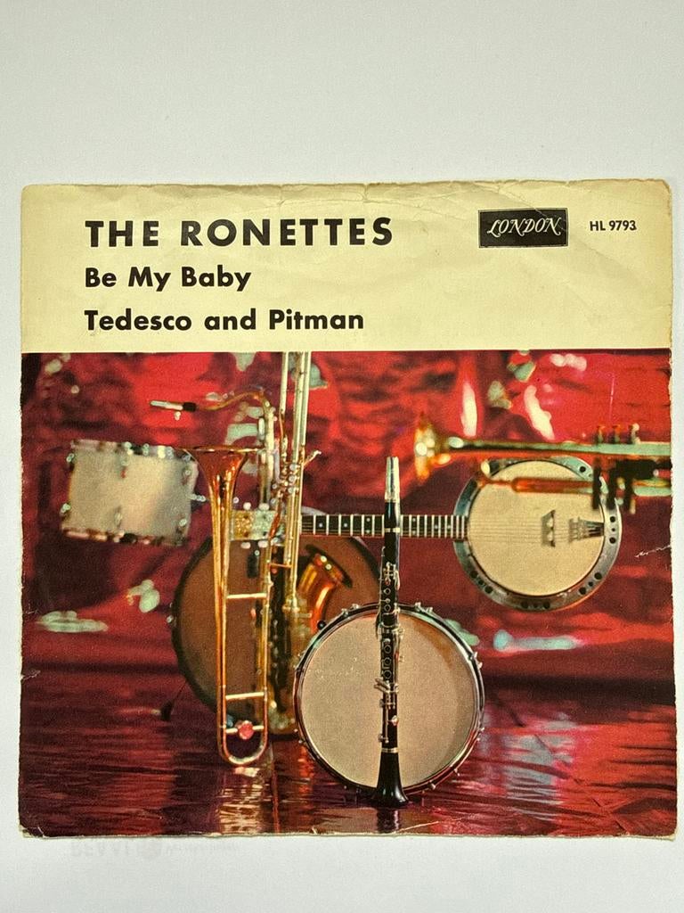 The Ronettes - Be My Baby (London HL 9793), Gebruikt, 7 inch, Single, Ophalen of Verzenden
