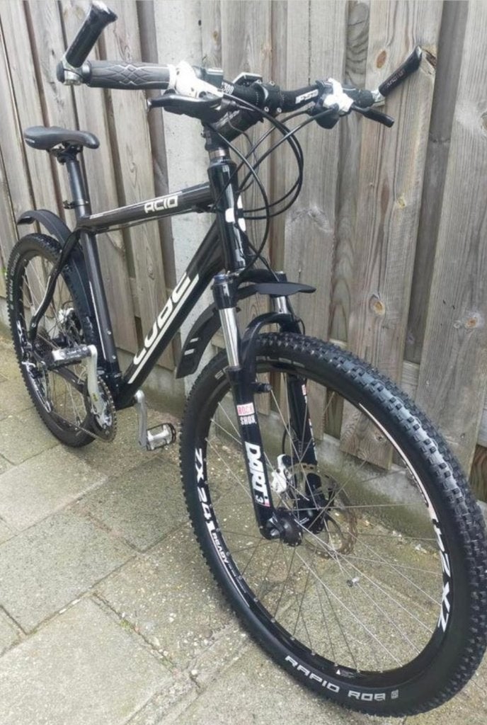 Sportieve Stoere Cube Acid Framemaat 52, Fietsen en Brommers, Fietsen | Mountainbikes en ATB, Gebruikt, Fully, 49 tot 53 cm, Schijfrem