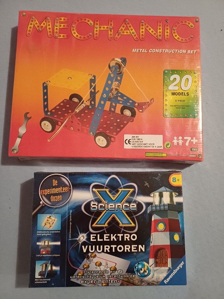 Metal construction set Mechanic & Science X vuurtoren, Ophalen, Nieuw