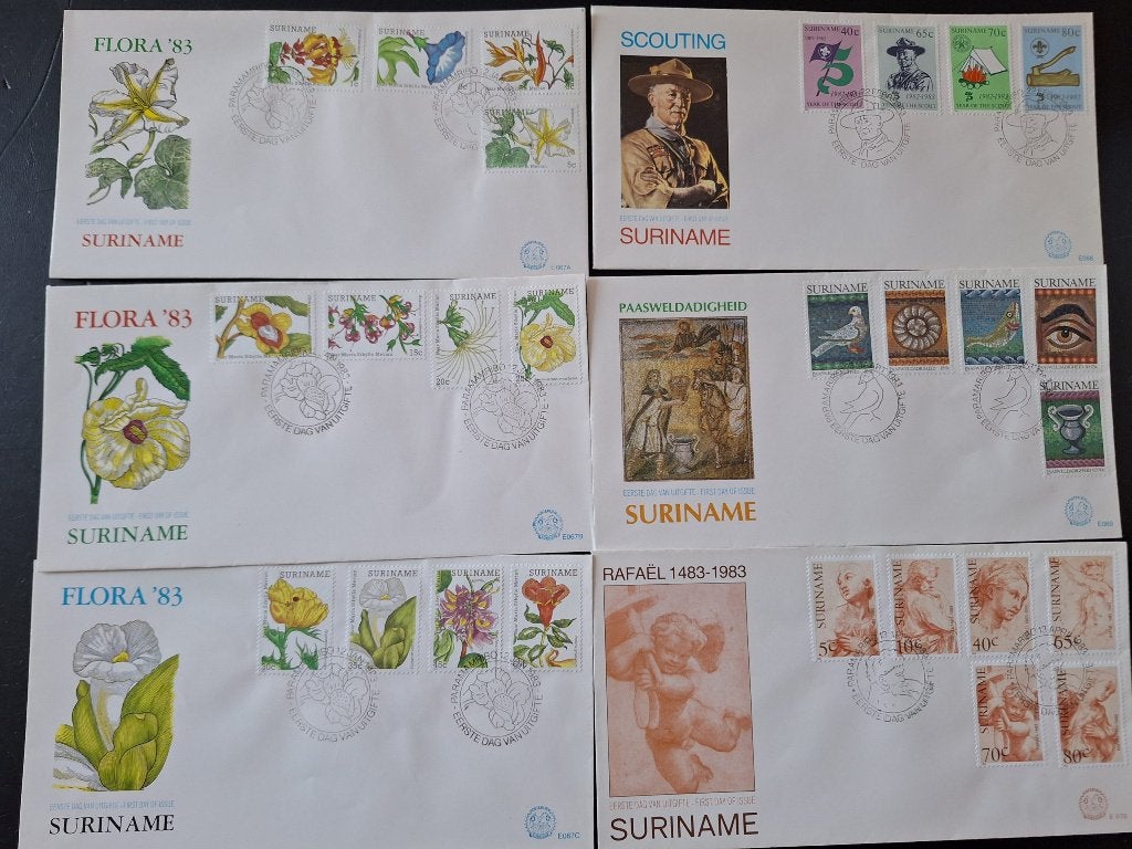 Suriname FDC 1983, Ophalen of Verzenden, Onbeschreven, Rest van de wereld