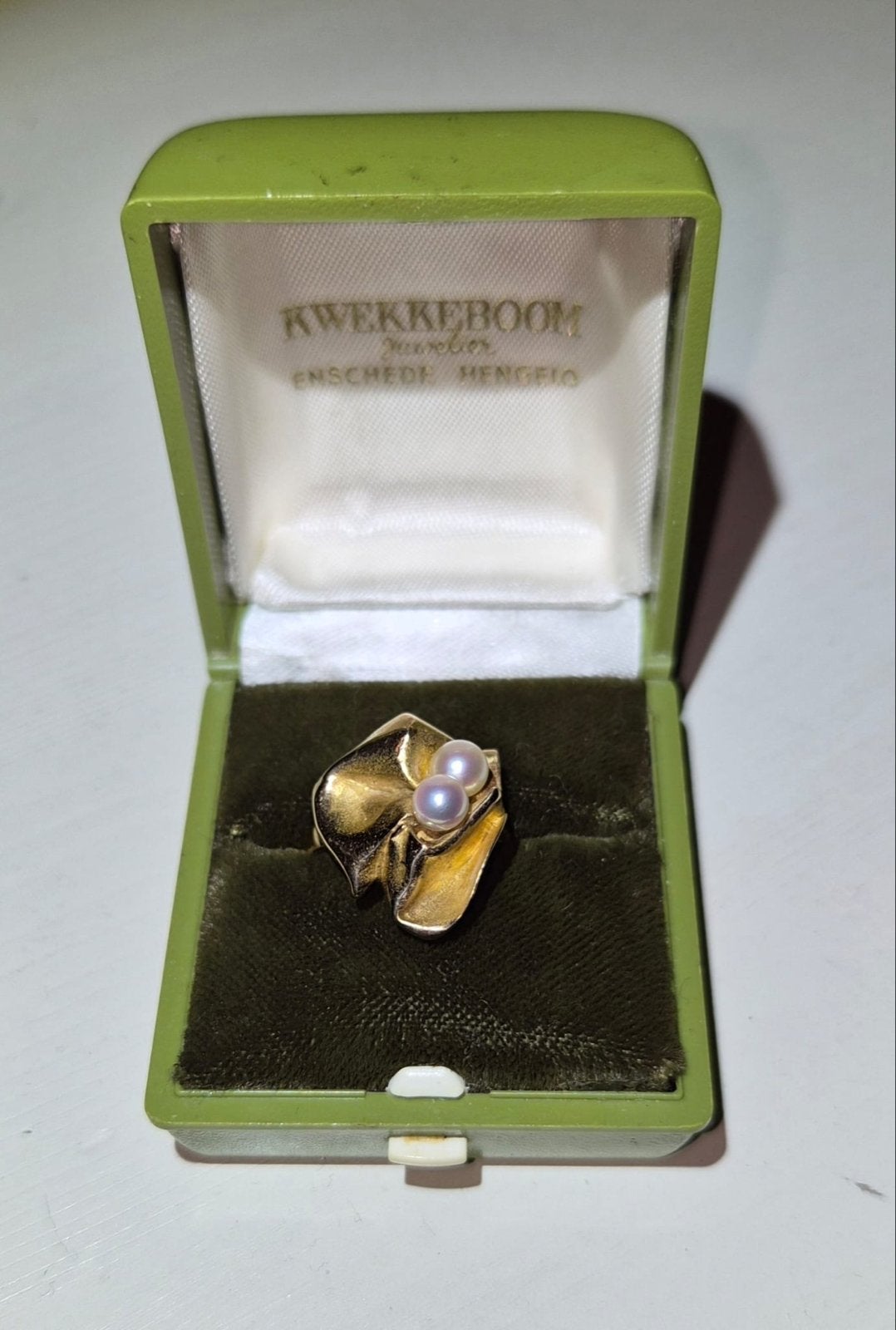 Lapponia 'Broken Leaf' ring – Björn Weckström 1967 (Maat 16,, Ophalen, Gebruikt, Kleiner dan 17, Dame