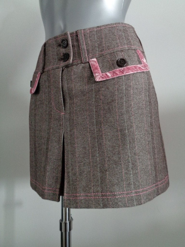 Compagnia Italiana korte rok, maat 34, wol en viscose, Nieuw, Kleding | Dames, Overige kleuren, Verzenden, Nieuw, Maat 34 (XS) of kleiner