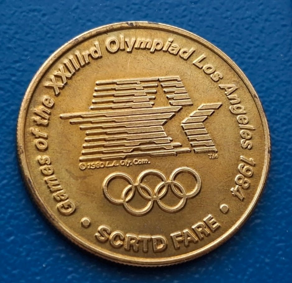 Penning Los Angeles - Opening van de XXIIIe Olympiade - 1984, Verzenden, Overige materialen, Buitenland