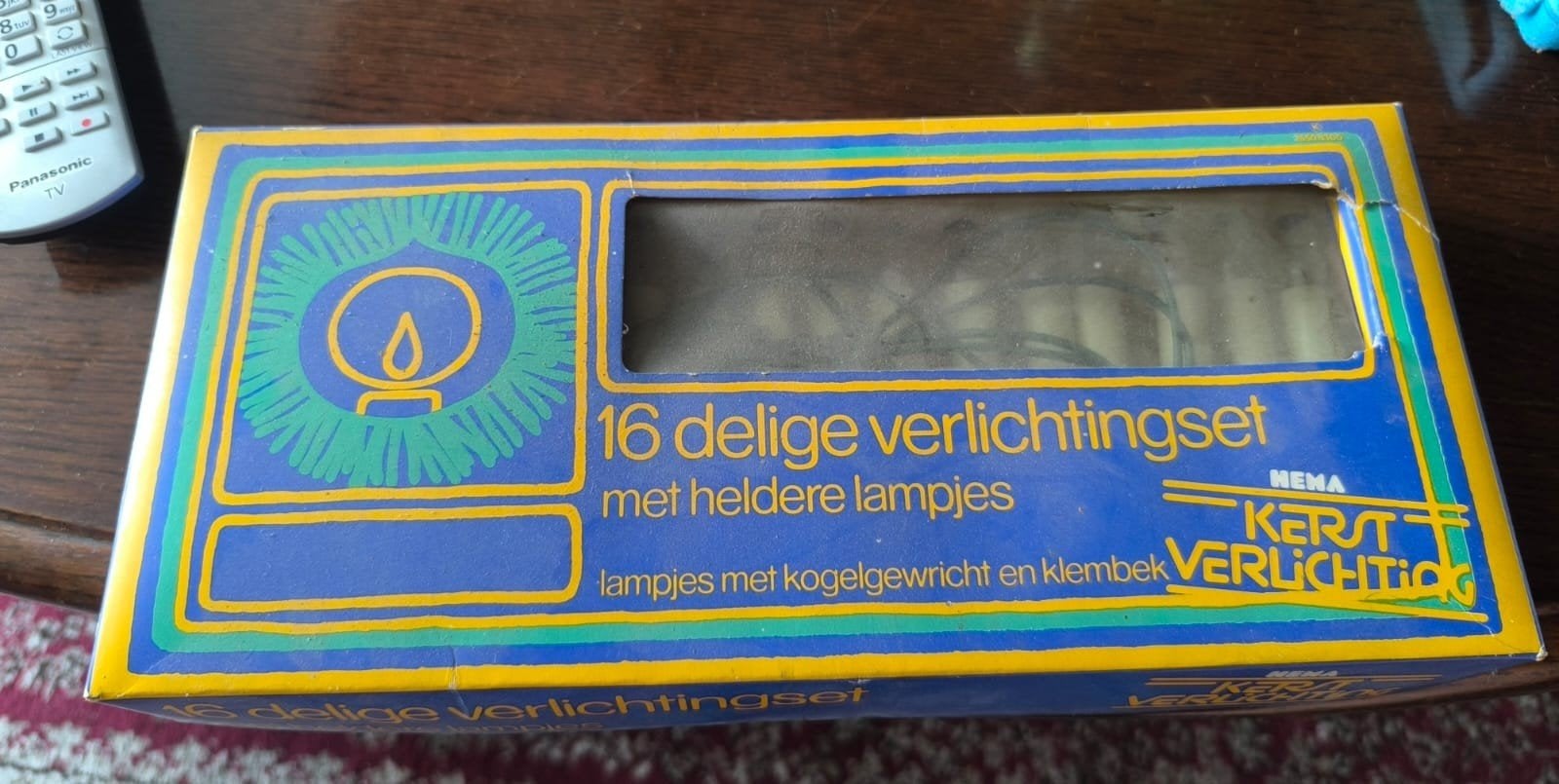 Vintage kerstverlichting., Ophalen