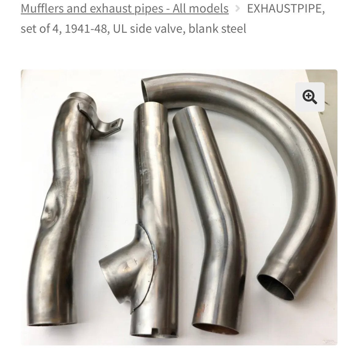 Gezocht ! bochten en klemmen HD U 1200 zijklepper, Motoren, Verzenden, Gebruikt