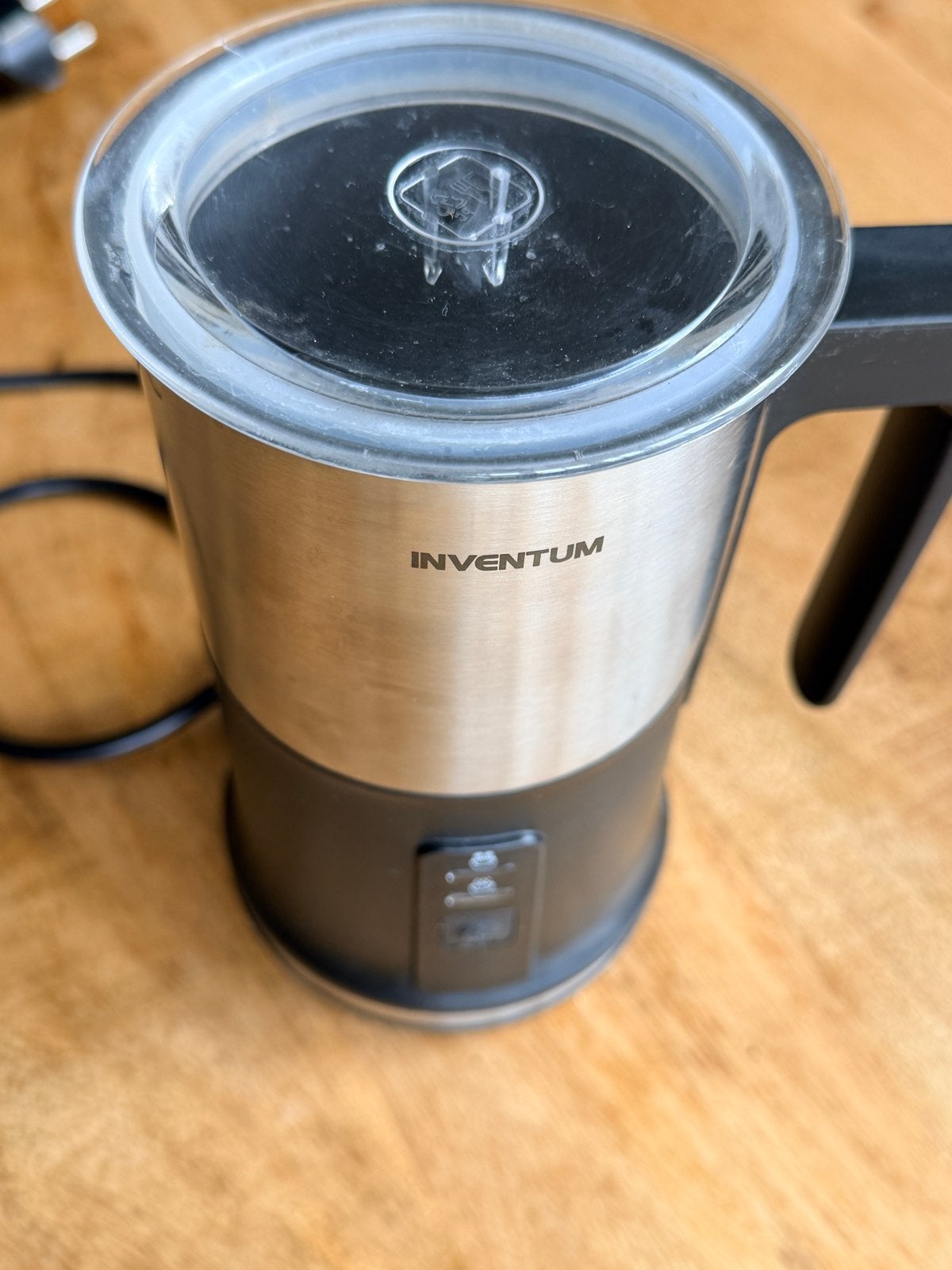 Inventum melkopschuimer - perfect voor cappuccino en latte, Ophalen of Verzenden, Zo goed als nieuw, Elektrische melkopschuimer