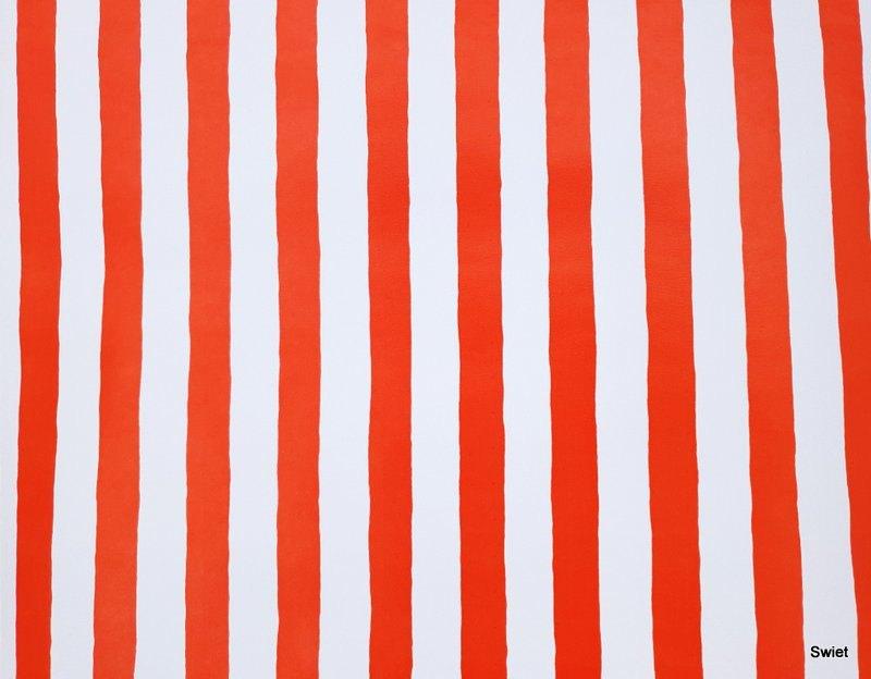 12741 Rood wit streepbehang van Rath en Doodeheefver swiet, Verzenden, Minder dan 10 m², Rood