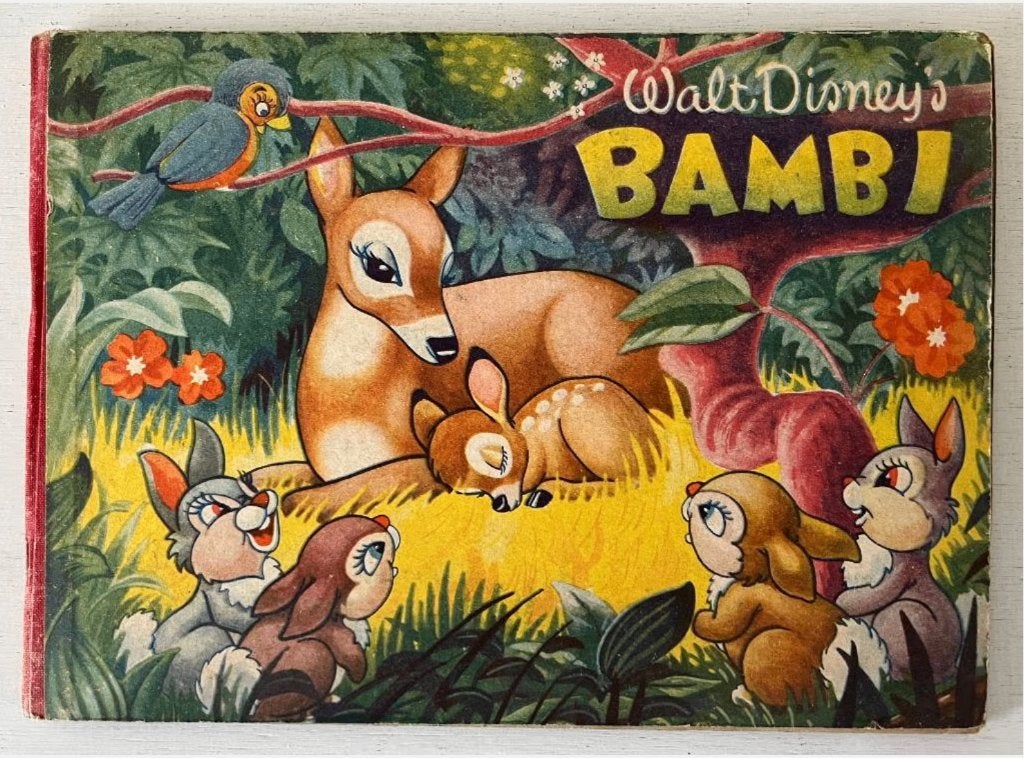 Walt Disney - Bambi, uitgave "Margriet" 1952, Ophalen of Verzenden, Bambi of Dumbo, Gebruikt, Overige typen
