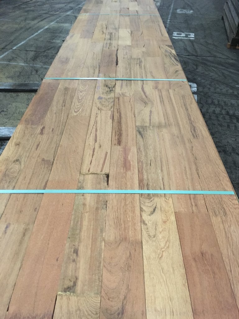 balken–onderregels–kozijnhout-Hardhout/Sapupira-95x120mm, Ophalen, Nieuw, Hardhout, 250 cm of meer