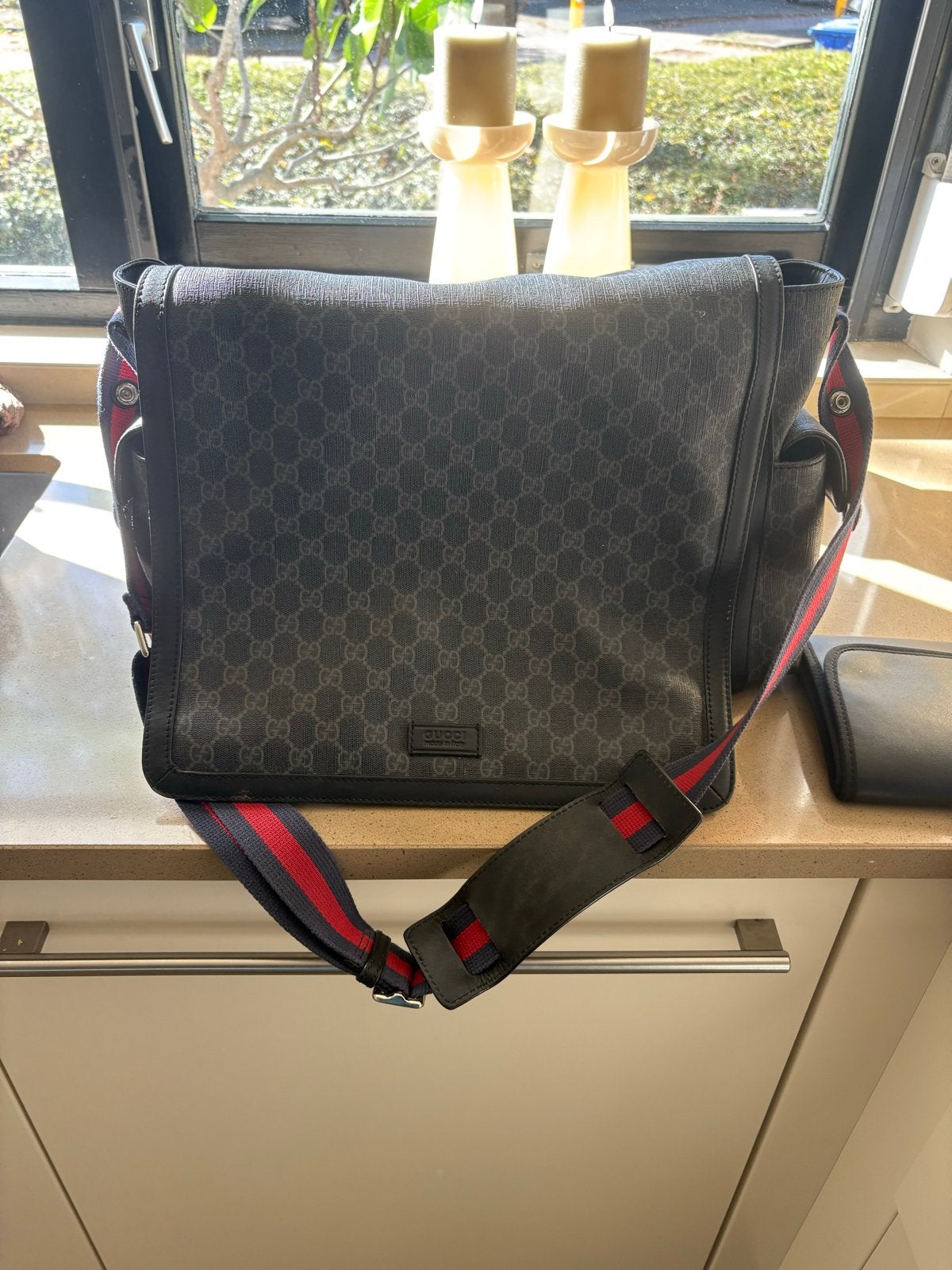 Gucci luiertas, Ophalen, Zo goed als nieuw, Zwart, Overige typen