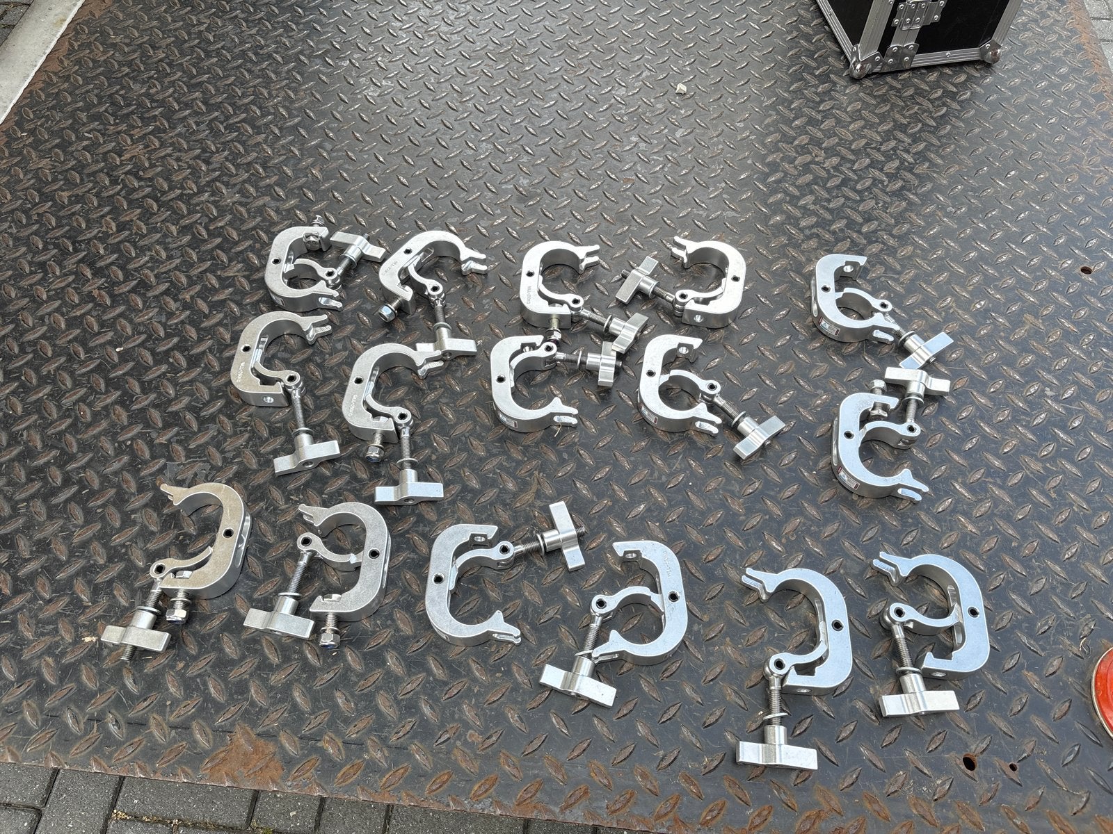 16x Fortex Quicktrigger Coupler WLL250kg Buis 48-51mm, Ophalen, Gebruikt