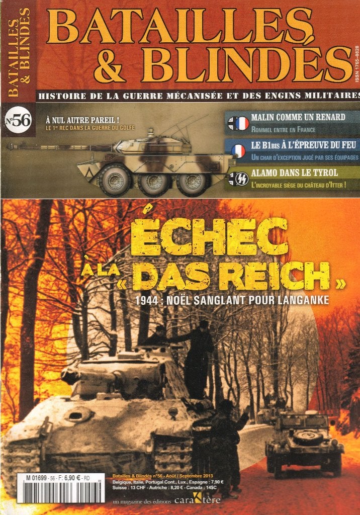 Batailles & blindes No 56, Boeken, Ophalen of Verzenden, Voor 1940, Zo goed als nieuw, Landmacht