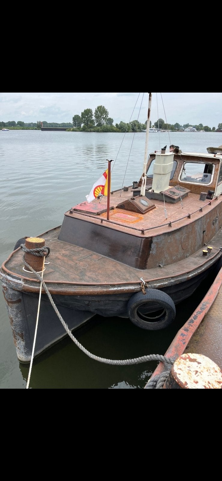Sleepboot motordekschuit werkboot gevraagd, Ophalen, Zo goed als nieuw