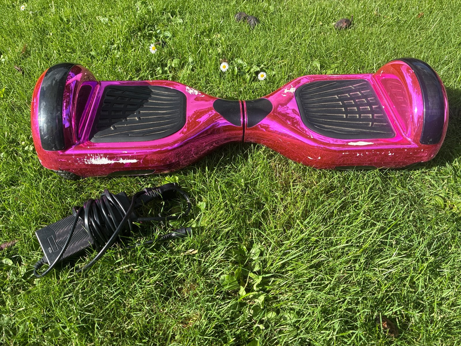 Roze Hoverboard met oplader - Gebruikt, Ophalen of Verzenden, Gebruikt, Overige typen