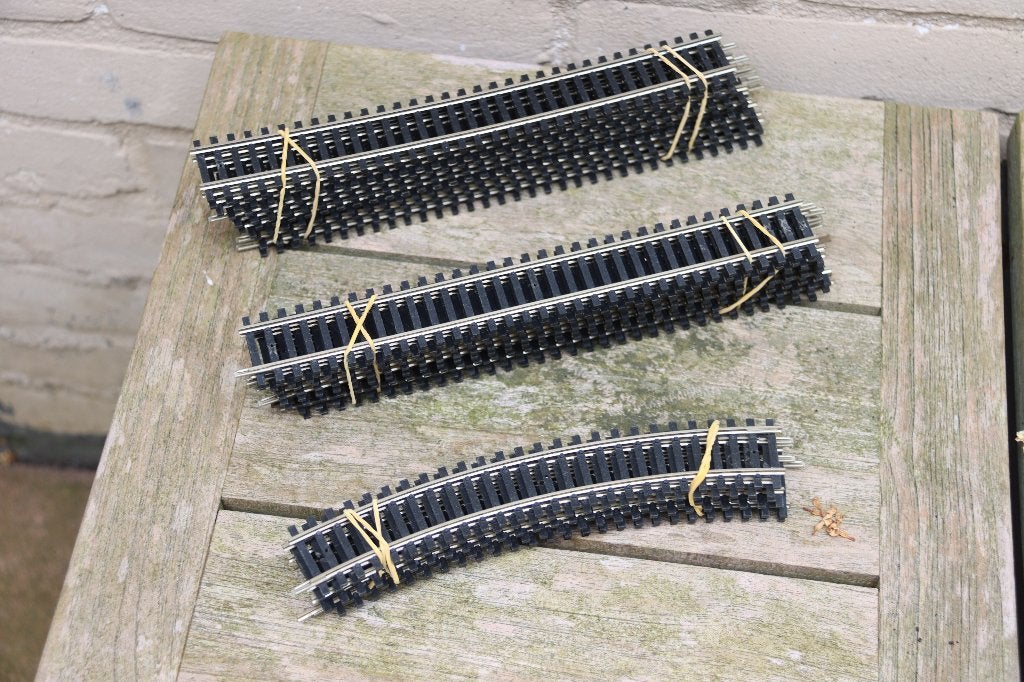 Roco nieuw zilver rails 26 stuk, Gelijkstroom, Rails, Ophalen of Verzenden, Zo goed als nieuw