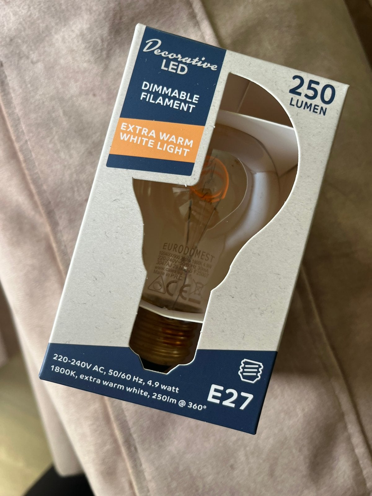 Lamp, Huis en Inrichting, Lampen | Losse lampen, Ophalen of Verzenden, Zo goed als nieuw, E27 (groot), Led-lamp