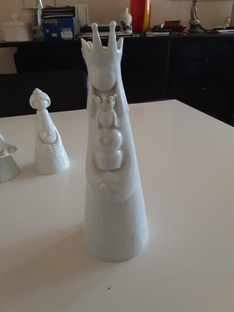 Haviland Limoges Beeld Moeder en Kind - Beschadigd, Verzamelen, Beelden en Beeldjes, Ophalen of Verzenden