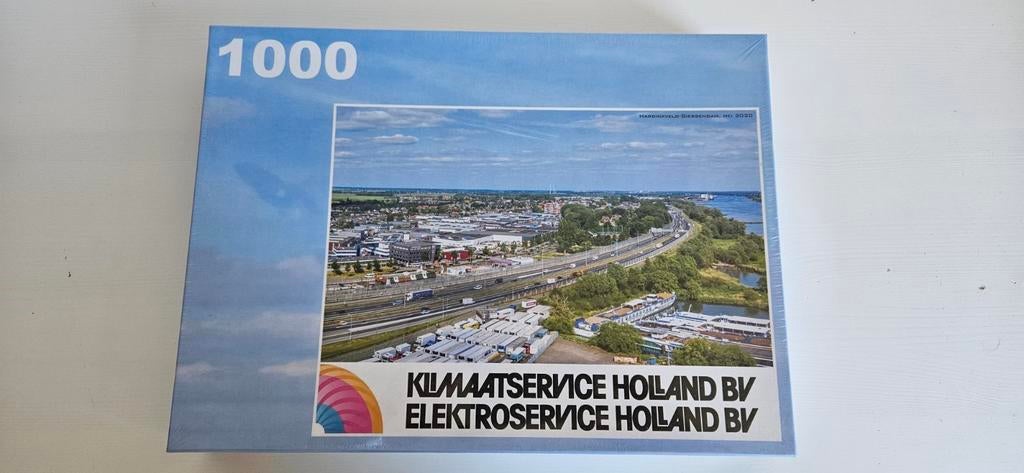 Jubileumpuzzel Klimaatservice Holland 1000 stukjes, Kinderen en Baby's, Speelgoed | Kinderpuzzels, Nieuw, 6 jaar of ouder, Meer dan 50 stukjes