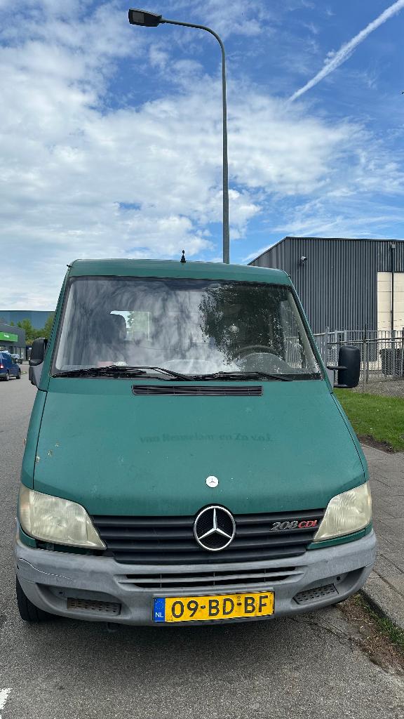 Mercedes-Benz Sprinter 2.1 208 CDI 2002 lage km-stand.Export, Auto's, Bestelauto's, Particulier, Airbags, Mercedes-Benz, Diesel