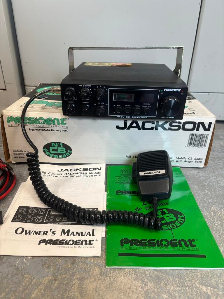 President Jackson 27mc 10 watt CB-radio met SSB, Telecommunicatie, Ophalen of Verzenden, Gebruikt