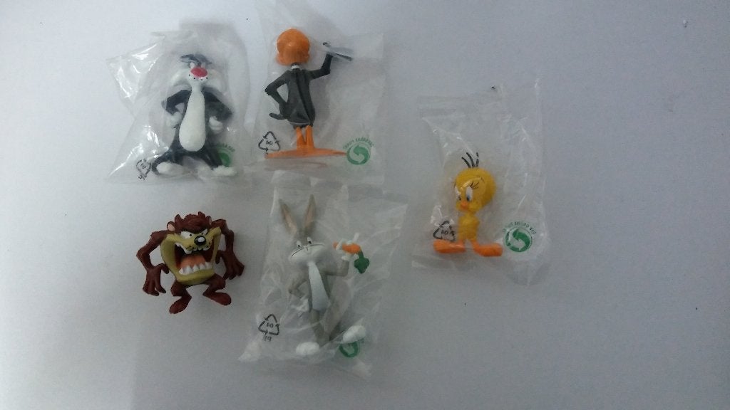 Looney Tunes Daffy Taz Tweety Bugs figuren set Sylvester, Verzamelen, Ophalen of Verzenden, Zo goed als nieuw