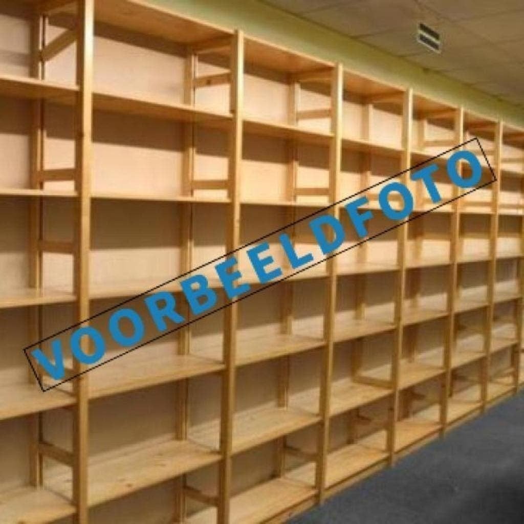 Partijen Lundia houten legbordstelling schappenstelling, Ophalen, Gebruikt, X, X
