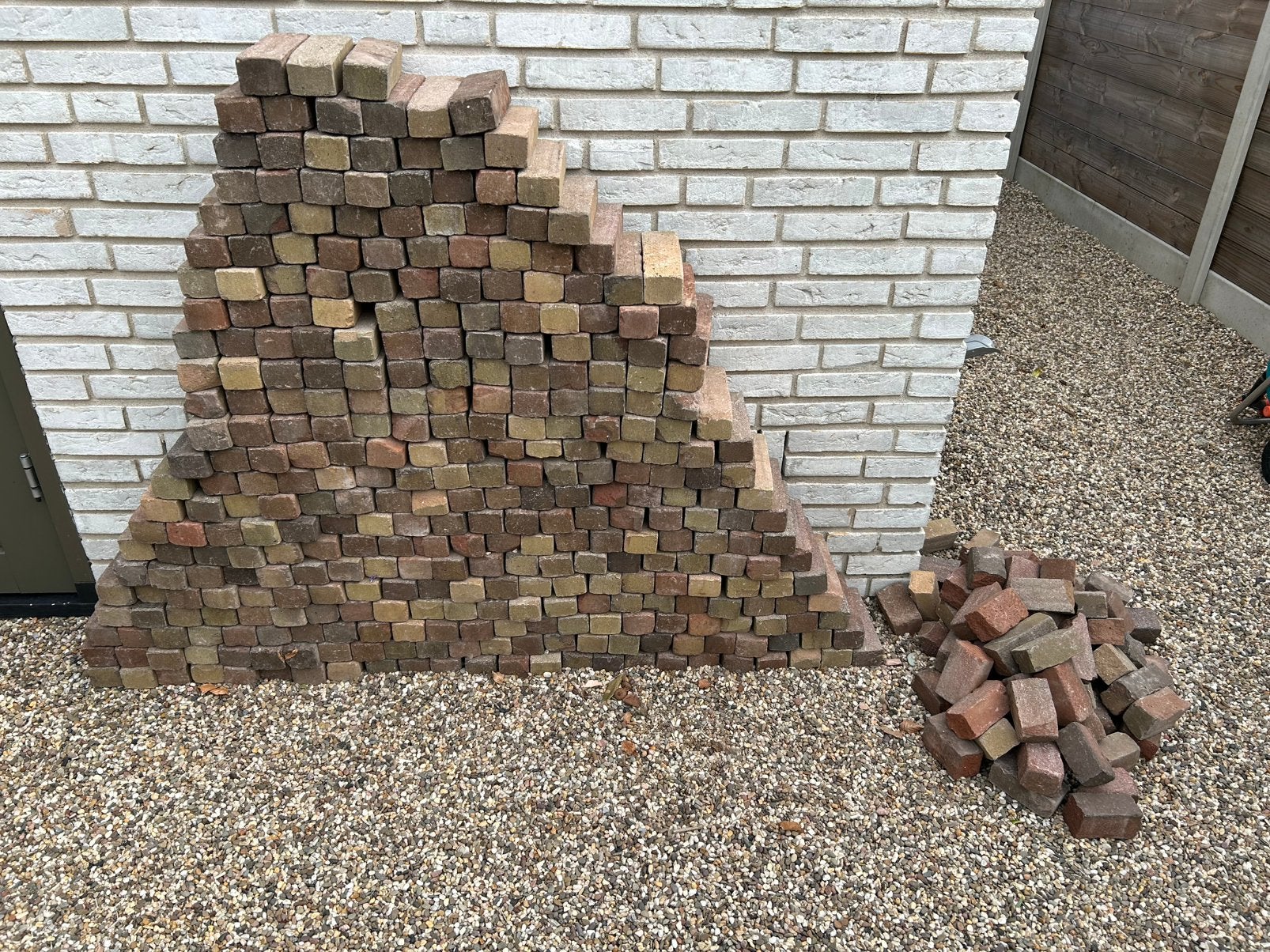 Waalformaat 60mm Varia WS getrommeld +- 3m2 - 330 stuks, Tuin en Terras, Tegels en Klinkers, Ophalen, Klinkers, Nieuw, Minder dan 5 m²