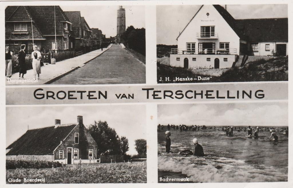 groeten van terschelling, Ophalen of Verzenden, 1960 tot 1980, Waddeneilanden