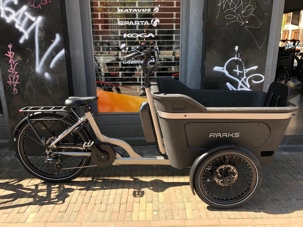 Fietshokje Houtplein: Raaks Rover e-bakfiets  EPP BAK, Niet ingevuld, 4 kinderen of meer, Niet ingevuld, Nieuw