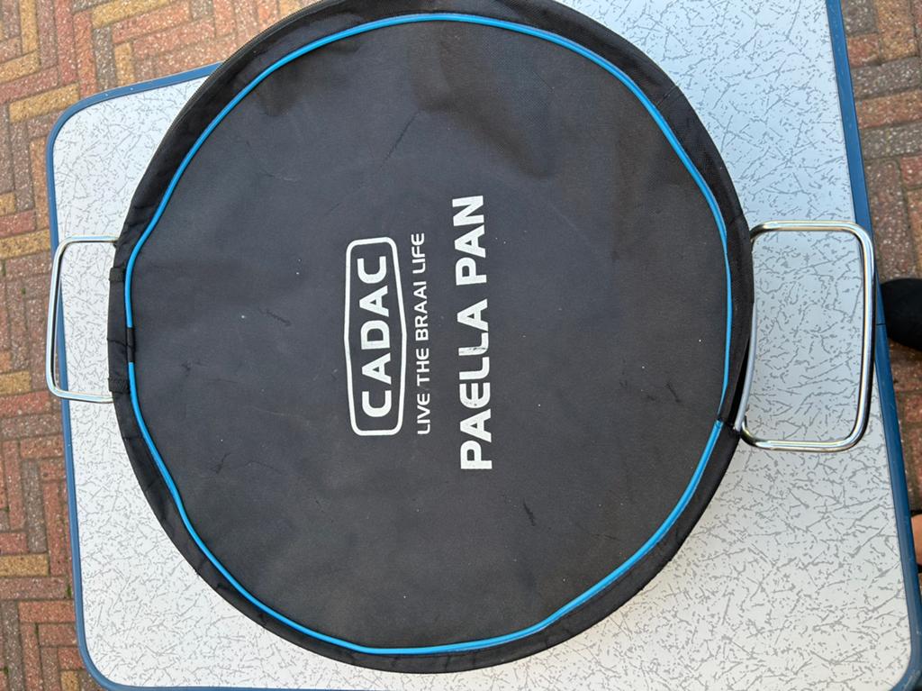Te koop paella pan. 47cm, Ophalen of Verzenden, Gebruikt