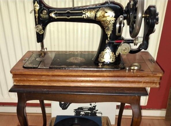 Antieke Naaimachine, Ophalen of Verzenden, Gebruikt, Minder dan 50 cm