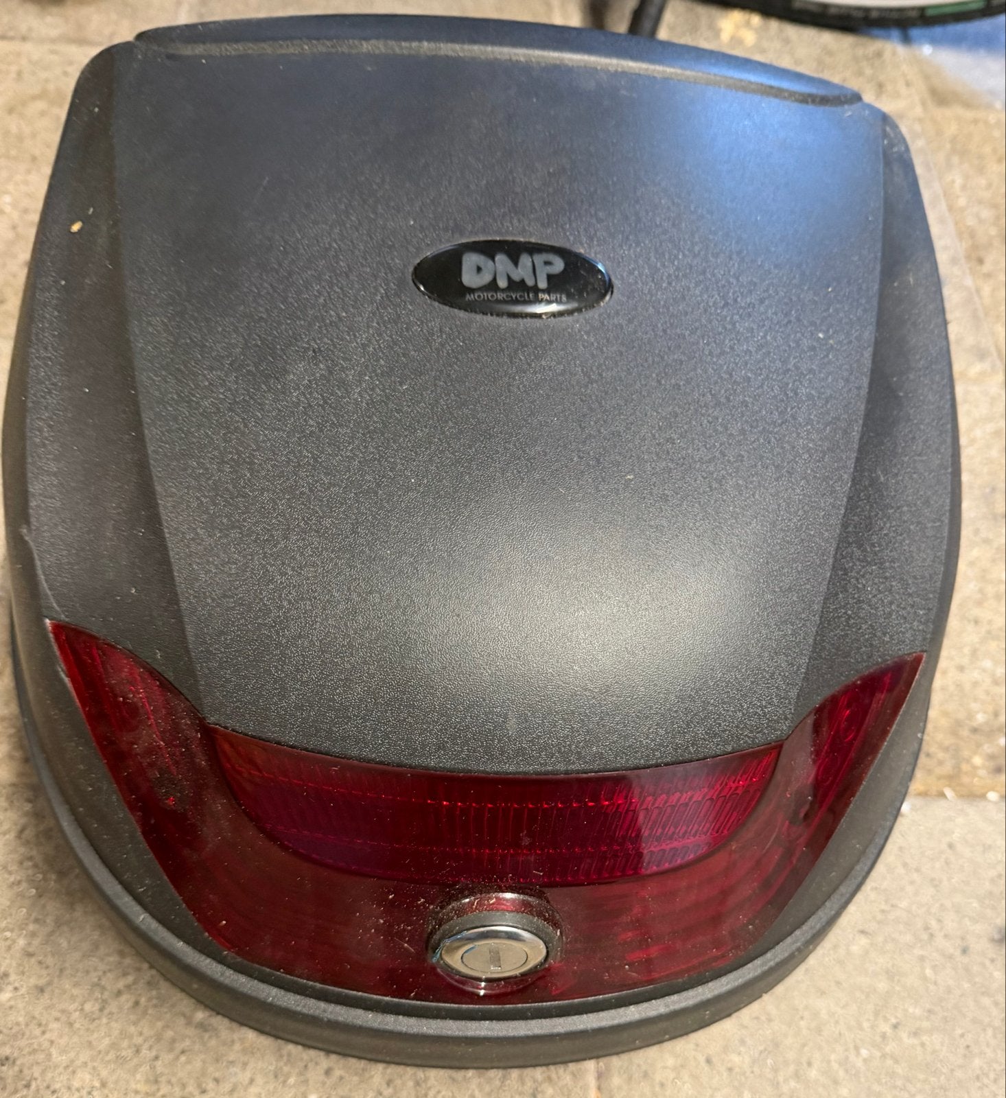 DMP Topkoffer / Scooter Koffer - Zwart, Ophalen, Gebruikt
