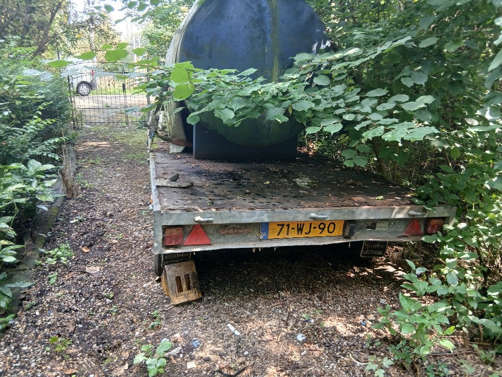Olie tank en Aanhangwagen te koop, Ophalen, Gebruikt, Machine