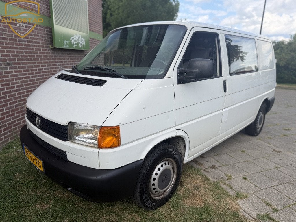 Volkswagen Transporter 1.9 TD 292 T800 *DUBBEL-CABINE*, Auto's, Bestelauto's, Euro 2, Stof, Gebruikt, 4 cilinders