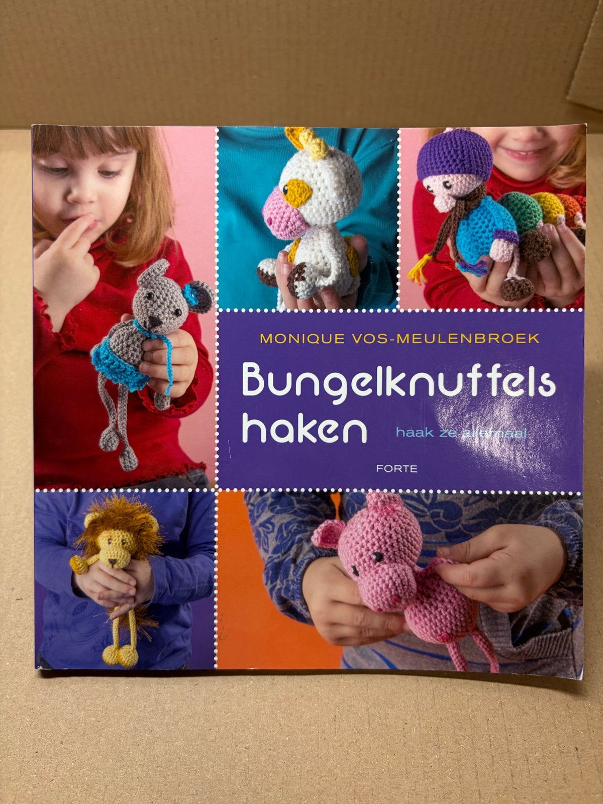 Bungelknuffels haken - Monique Vos, Ophalen of Verzenden, Zo goed als nieuw, Breien en Haken, Geschikt voor kinderen