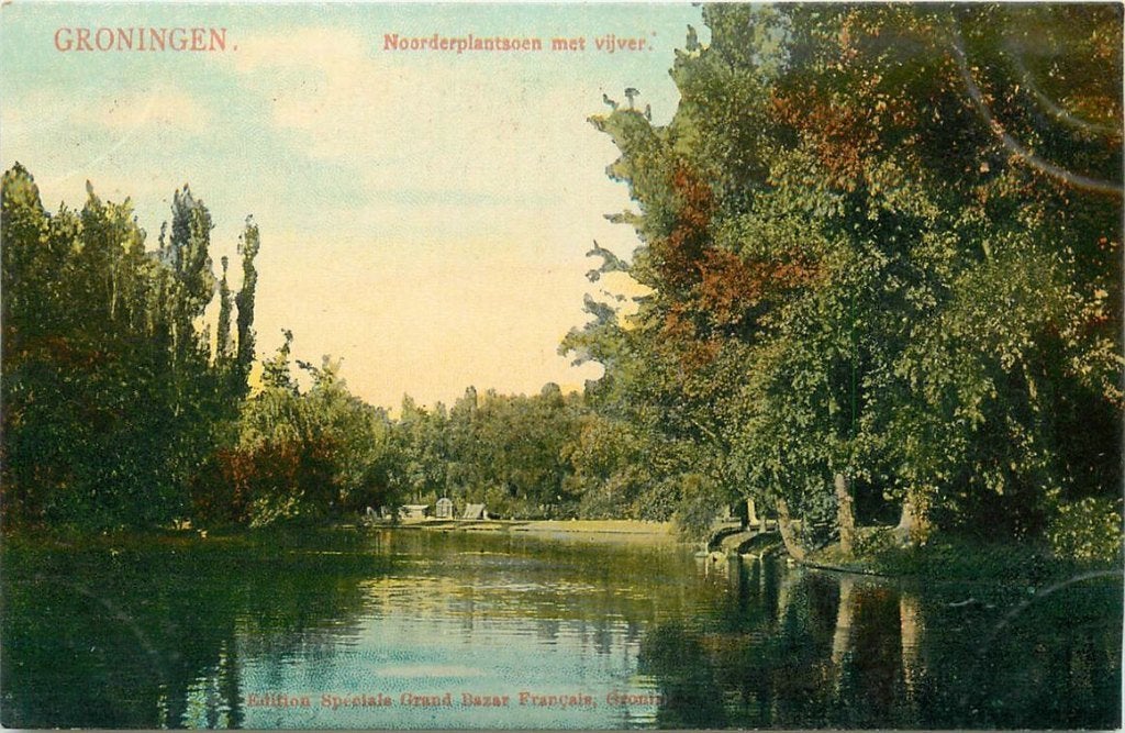 701-329-015 Groningen Noorderplantsoen, Verzenden, Voor 1920, Groningen