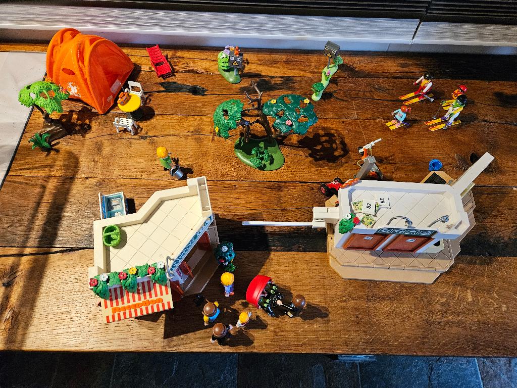 Playmobil camping 5432 met heel veel extra's, Ophalen of Verzenden, Gebruikt, Complete set