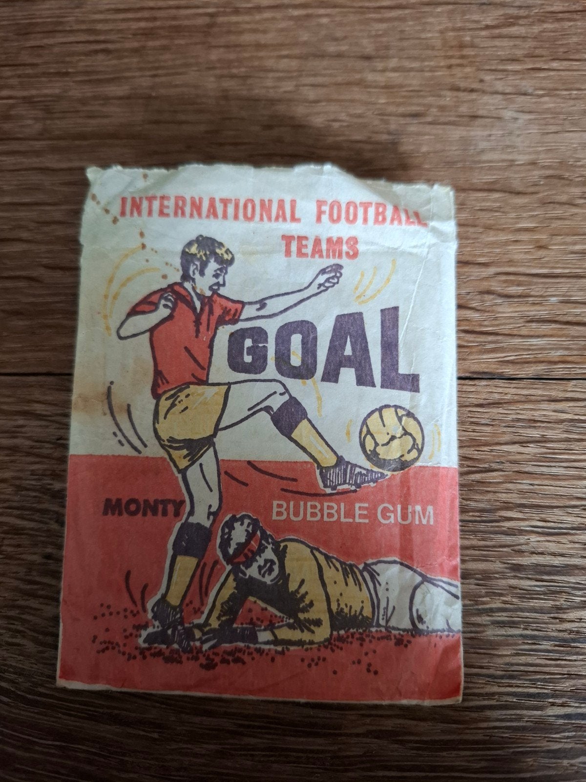 Vintage voetbalplaatjes - International Football Teams, Ophalen of Verzenden, Gebruikt, Poster, Plaatje of Sticker