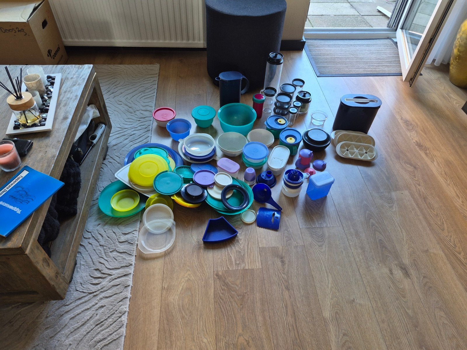 Grote partij Tupperware - Alles in één koop!, Ophalen, Gebruikt, Overige kleuren, Overige typen