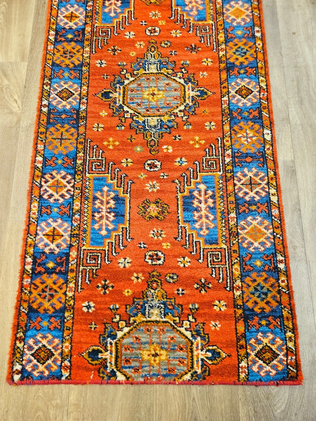 Perzische Loper. Prachtige kleuren en patronen! Weg = Weg!, Perzisch, 200 cm of meer, Zo goed als nieuw, Rechthoekig