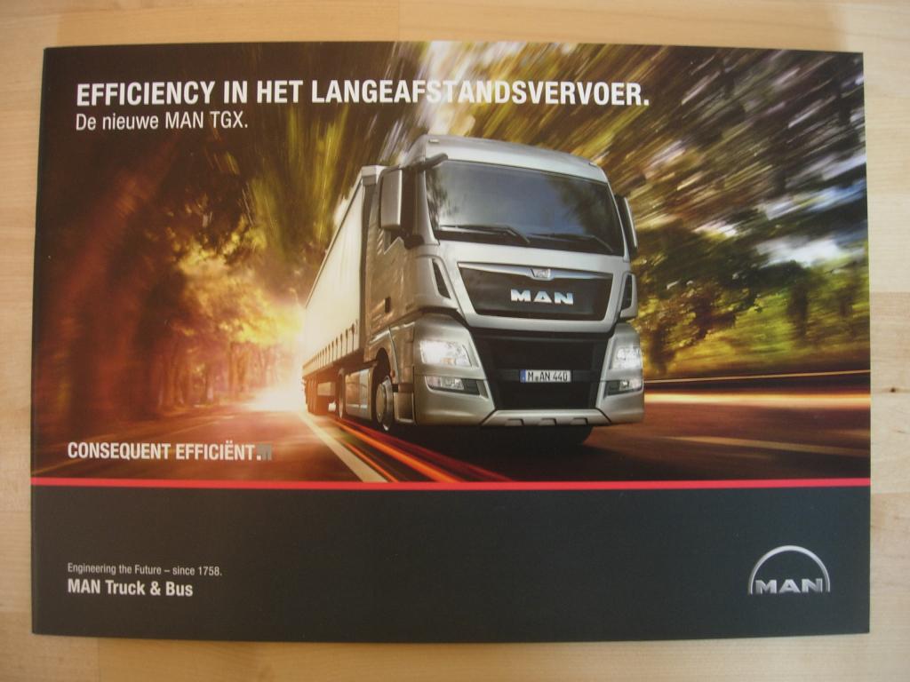 MAN Diesel TGX Brochure 2012, MAN Diesel, Ophalen of Verzenden, Zo goed als nieuw, Overige merken