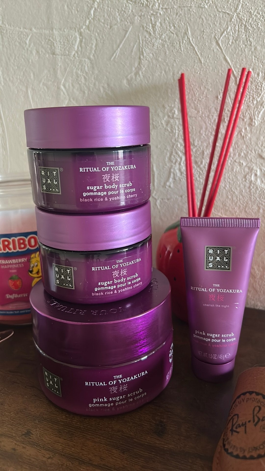 Rituals of yozakura scrub set totaal 545 gram, Verzenden, Nieuw